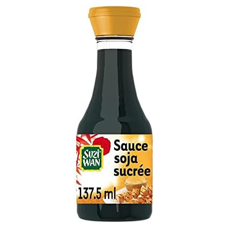 SUZI WAN - Sauce Soja Sucrée - flacon de 137,5 ml Sonico.fr