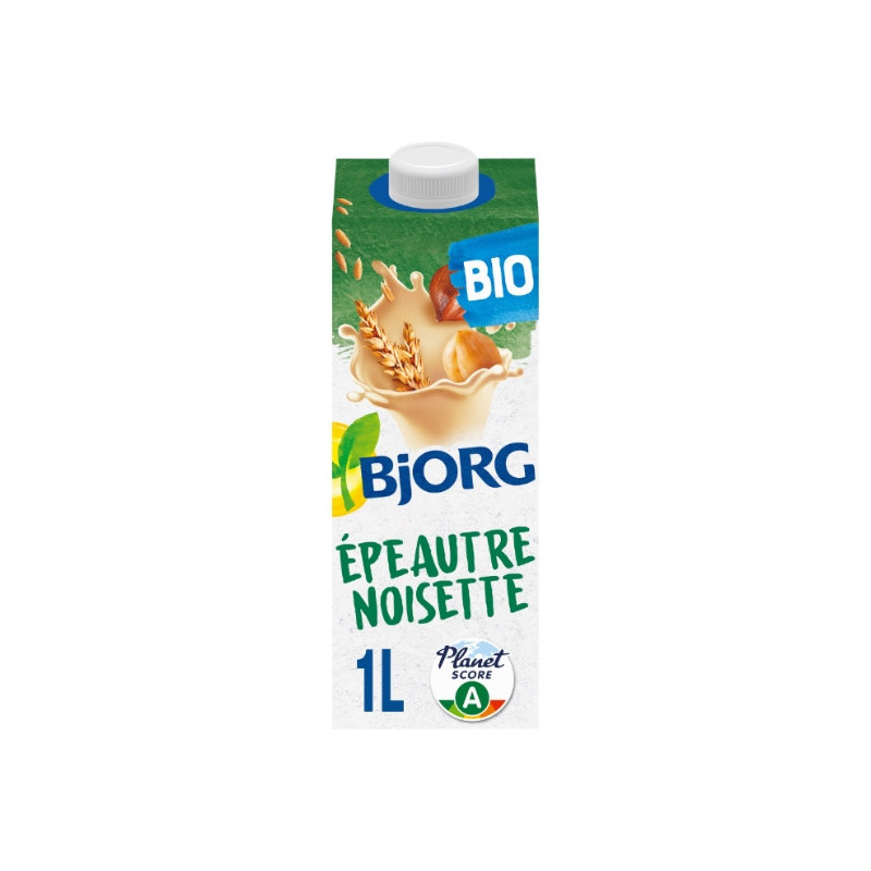 BJORG- Boisson Épeautre Noisette - brique de 1 l Sonico.fr
