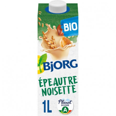 BJORG- Boisson Épeautre Noisette - brique de 1 l Sonico.fr