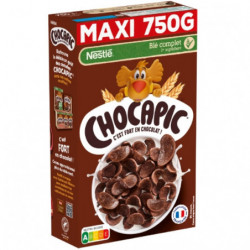 NESTLE - CHOCAPIC Céréales au chocolat - boite de 750 g Sonico.fr