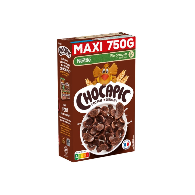 NESTLE - CHOCAPIC Céréales au chocolat - boite de 750 g Sonico.fr