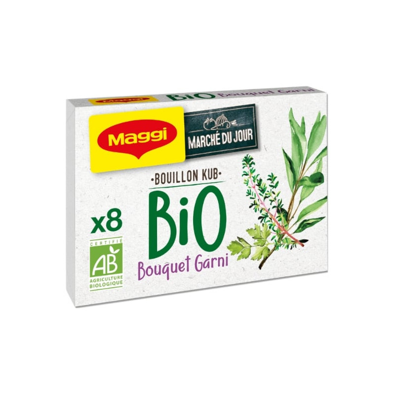 MAGGI - Bouillon Bouquet Garni Bio - boite de 80 g Sonico.fr