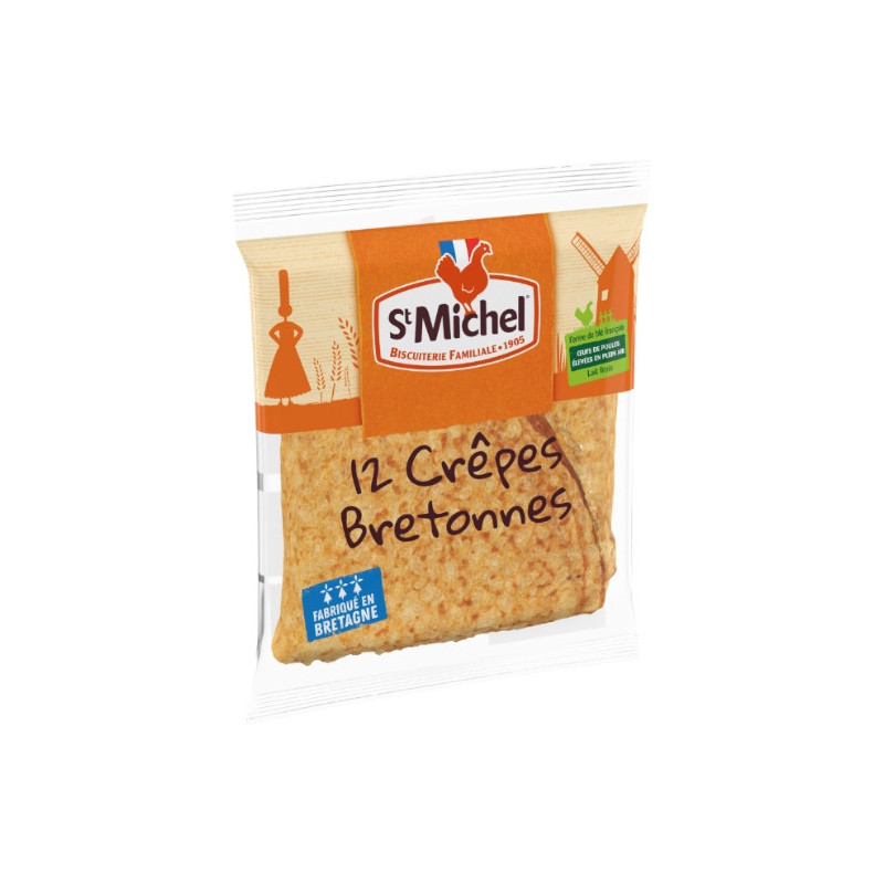 ST MICHEL - Crêpes bretonnes - paquet de 12 - 315 g Sonico.fr