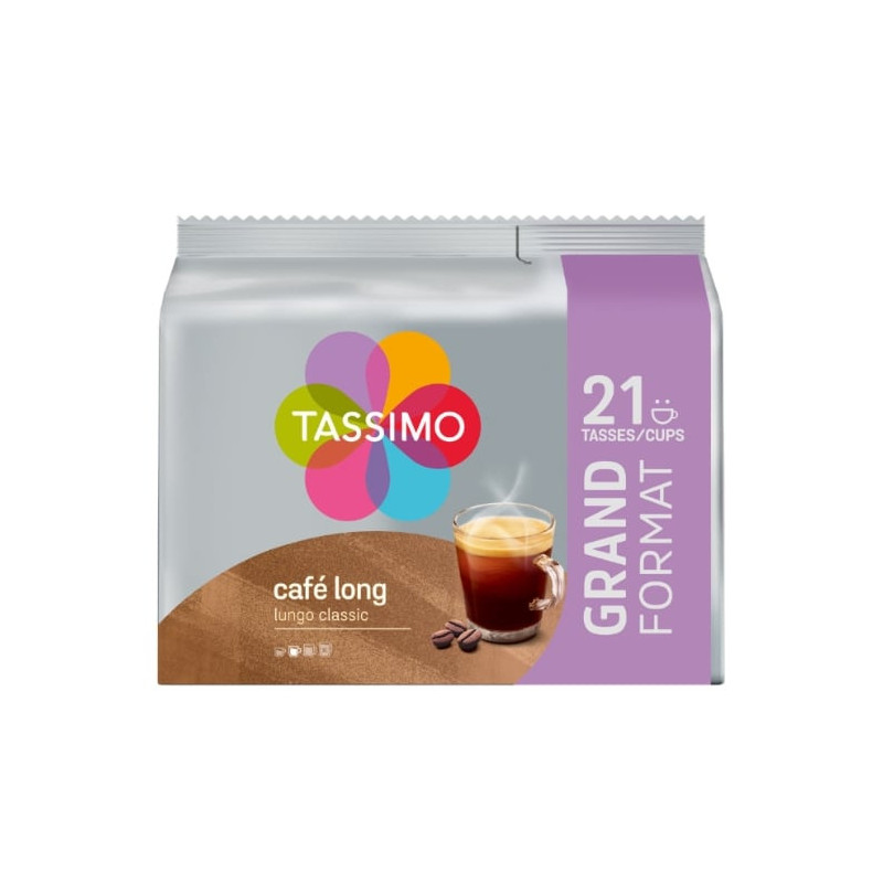 TASSIMO - Long Classique café - paquet de 21 dosettes Sonico.fr