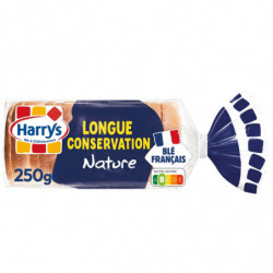 HARRYS - Pain de mie Longue Conservation Nature - paquet de 250 g Sonico.fr