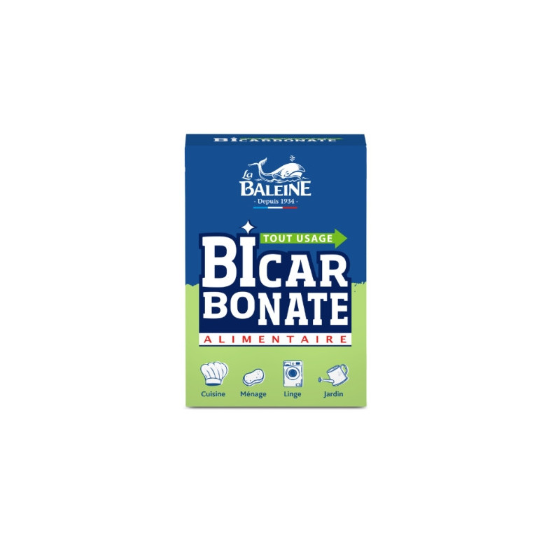 LA BALEINE - Bicarbonate alimentaire - Boîte de 800 g Sonico.fr