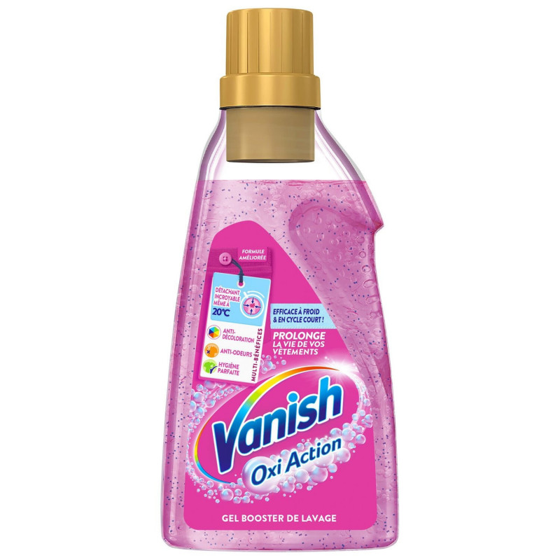 VANISH - Oxi Action Détachant textile en gel Gold - flacon de 750 ml Sonico.fr
