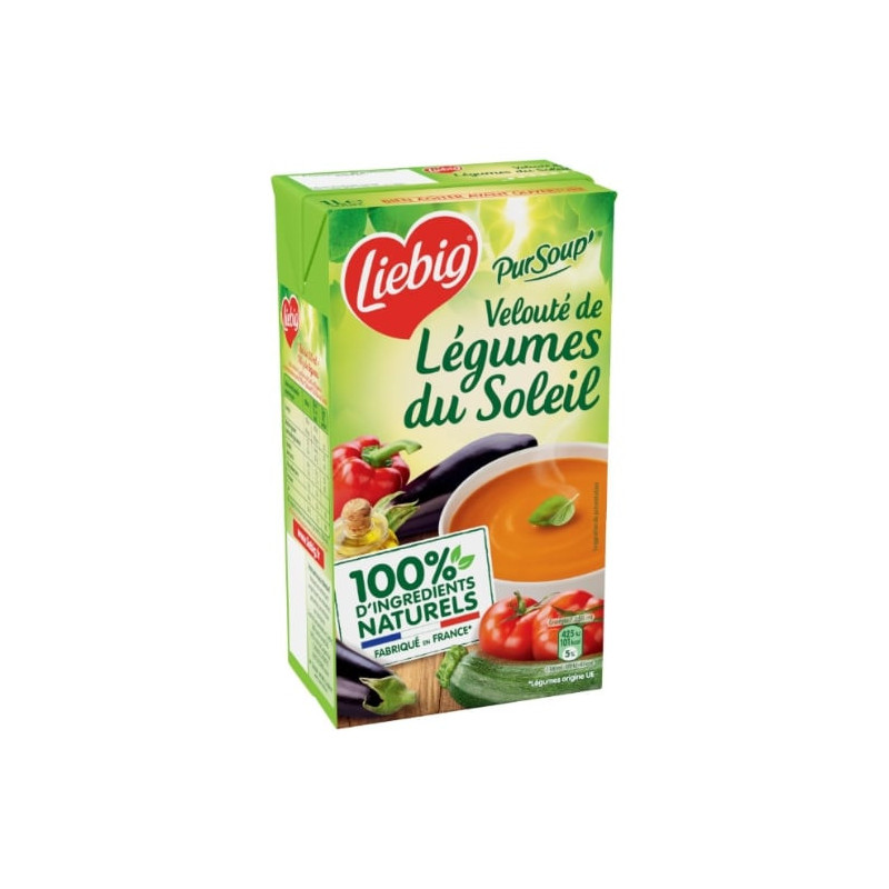 LIEBIG - Pursoup Velouté De Légumes Du Soleil - brique de 1 l Sonico.fr