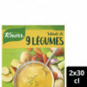 KNORR - Soupe Velouté de 9 Légumes - pack de de 2 briques de 30 cl Sonico.fr