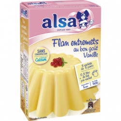 ALSA - Préparation Flan Entremets Vanille - boite de 192 g Sonico.fr