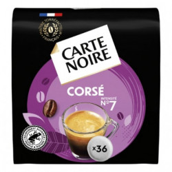 CARTE NOIRE - Corsé Café Dosettes Compatible Senseo - 36 dosettes - 250 g Sonico.fr