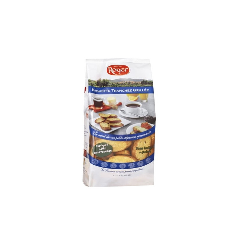 ROGER - Baguette tranchée grillée - sachet de 200 g Sonico.fr