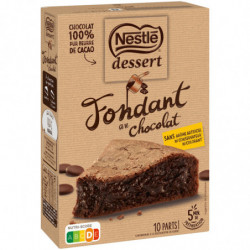 NESTLE DESSERT - Fondant au Chocolat Préparation pour gâteau - boite de 317 g Sonico.fr