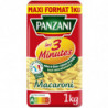 PANZANI - Pâtes Macaroni les 3 Minutes- sachet de 1 kg Sonico.fr