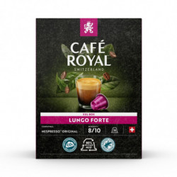 CAFE ROYAL - Lungo Forte Café capsules Compatibles Nespresso - boite de 36 capsules Sonico.fr