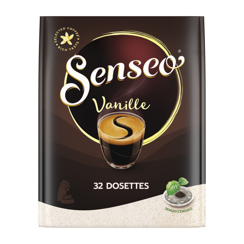 SENSEO - Vanille Café dosette Senseo Saveur Vanille - 32 dosettes - 220 g Sonico.fr