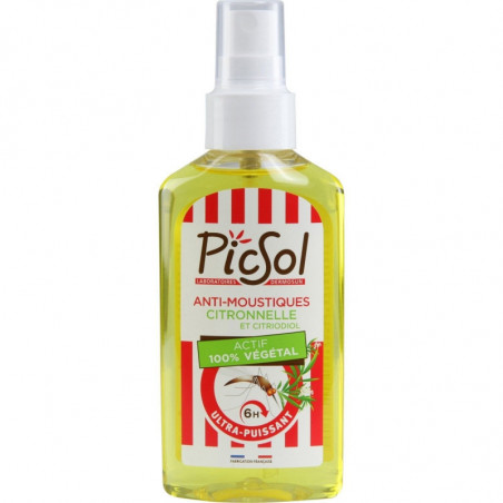 PICSOL - Anti-moustiques Citronnelle - spray de 100 ml Sonico.fr