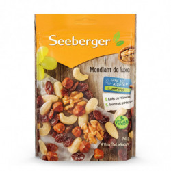 SEEBERGER - Mendiant de luxe Fruits secs - sachet de 150 g Sonico.fr