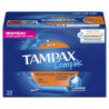 TAMPAX - Tampons Compak Super Plus Avec Applicateur - boite de 22 tampons Sonico.fr