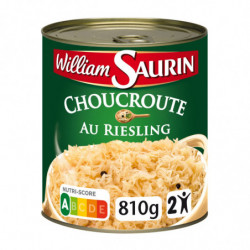 WILLIAM SAURIN - Choucroute Cuisinée au Riesling - boite de 810 g Sonico.fr