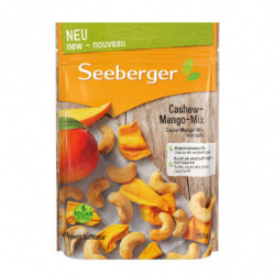SEEBERGER - Mélange Noix de Cajou Mangue - sachet de 150 g Sonico.fr