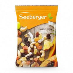 SEEBERGER - Mélange Caribic Fruits secs - sachet de 200 g Sonico.fr