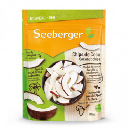 SEEBERGER - Chips de Coco - sachet de 110 g Sonico.fr