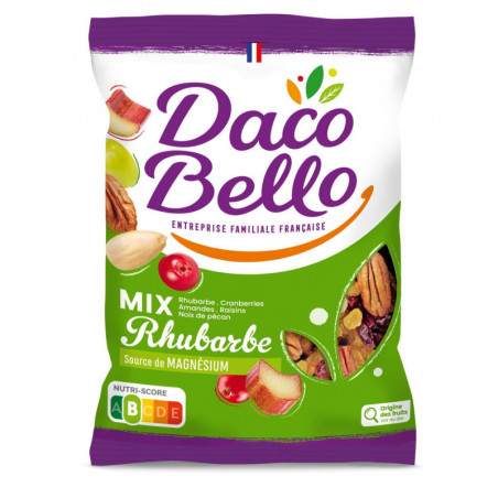 DACO BELLO - Mix Rhubarbe Fruits secs - sachet de 300 g Sonico.fr