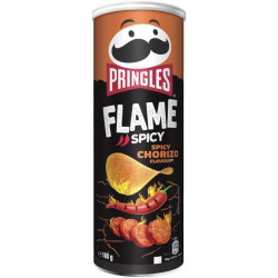 PRINGLES Flame Chips tuiles saveur chorizo épicé - boite de 160 g Sonico.fr