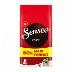 SENSEO - Corsé Café dosettes Compatibles Senseo - paquet de 60 dosettes - 416 g Sonico.fr