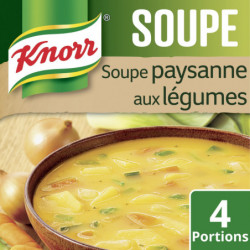 KNORR - Soupe Paysanne Aux Légumes Au Lard - sachet de 97 g Sonico.fr