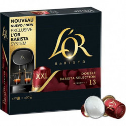 L'OR Barista - Double Barista Sélection Intensité 13 - 10 capsules de café compatibles avec le système L'OR BARISTA Sonico.fr