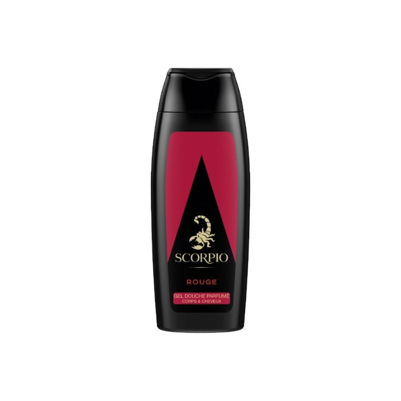 SCORPIO - Rouge Gel douche parfumé homme passion revigorante - 250 ml Sonico.fr