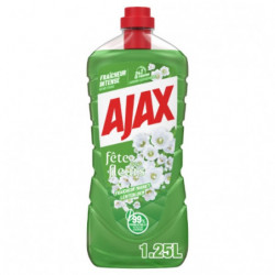 AJAX - Fête des Fleurs Muguet Nettoyant sol - bidon de 1,25 l Sonico.fr