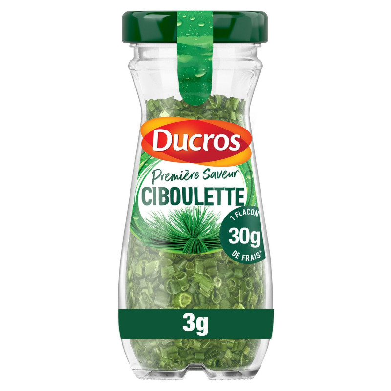 DUCROS - Ciboulette Premiere Saveur - flacon de 2 g Sonico.fr