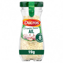 DUCROS - Ail émincé Premiere Saveur - flacon de 14 g Sonico.fr