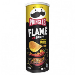 PRINGLES Flame Chips tuiles saveur Spicy Bbq - boite de 160 g Sonico.fr