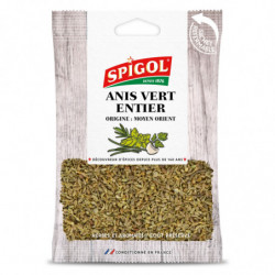 SPIGOL - Anis vert entier - Herbes - sachet de 60 g Sonico.fr