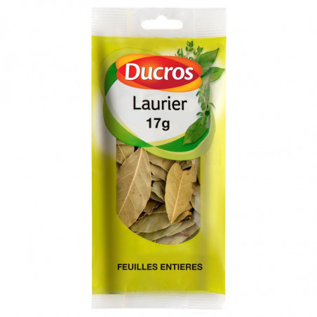 DUCROS - Laurier Feuilles entières - Herbes - sachet de 17 g Sonico.fr