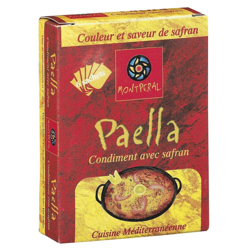 MONTPERAL - Condiment Safran Paella - Epices - boite de 12 g Sonico.fr