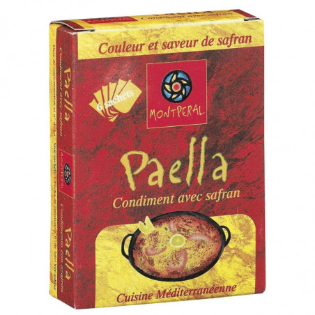 MONTPERAL - Condiment Safran Paella - Epices - boite de 12 g Sonico.fr