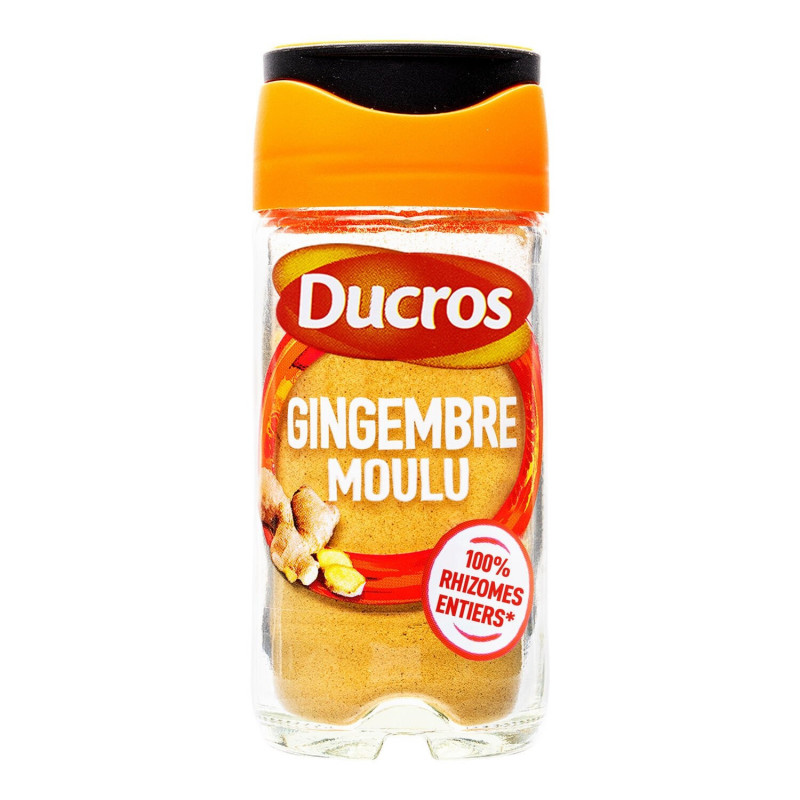 DUCROS - Gingembre moulu - Epices - flacon de 26 g Sonico.fr