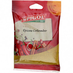 SPIGOL - Colombo - Epices - sachet de 80 g Sonico.fr