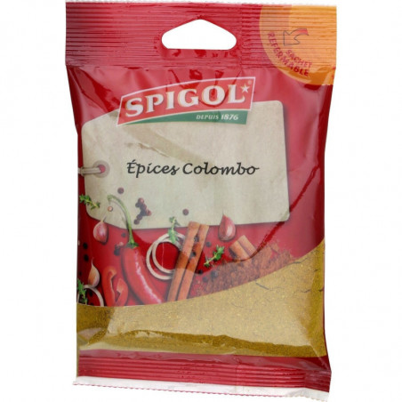 SPIGOL - Colombo - Epices - sachet de 80 g Sonico.fr