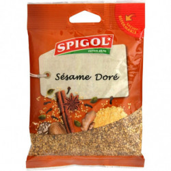 SPIGOL - Sésame doré - Epices - sachet de 90 g Sonico.fr