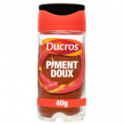 DUCROS - Piment Doux - Epices - flacon de 40 g Sonico.fr