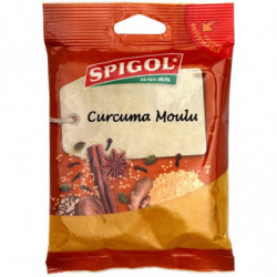 SPIGOL - Curcuma Moulu - Epices - sachet de 90 g Sonico.fr