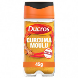DUCROS - Curcuma Moulu - Epices - flacon de 45 g Sonico.fr