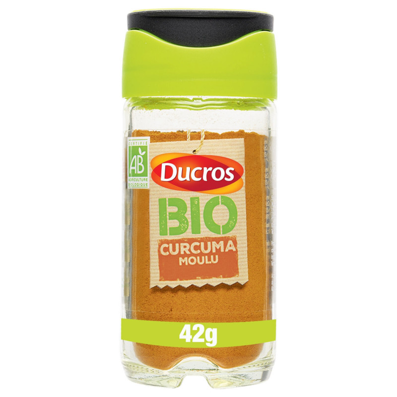 DUCROS - Curcuma Moulu Bio - Epices - flacon de 42 g Sonico.fr
