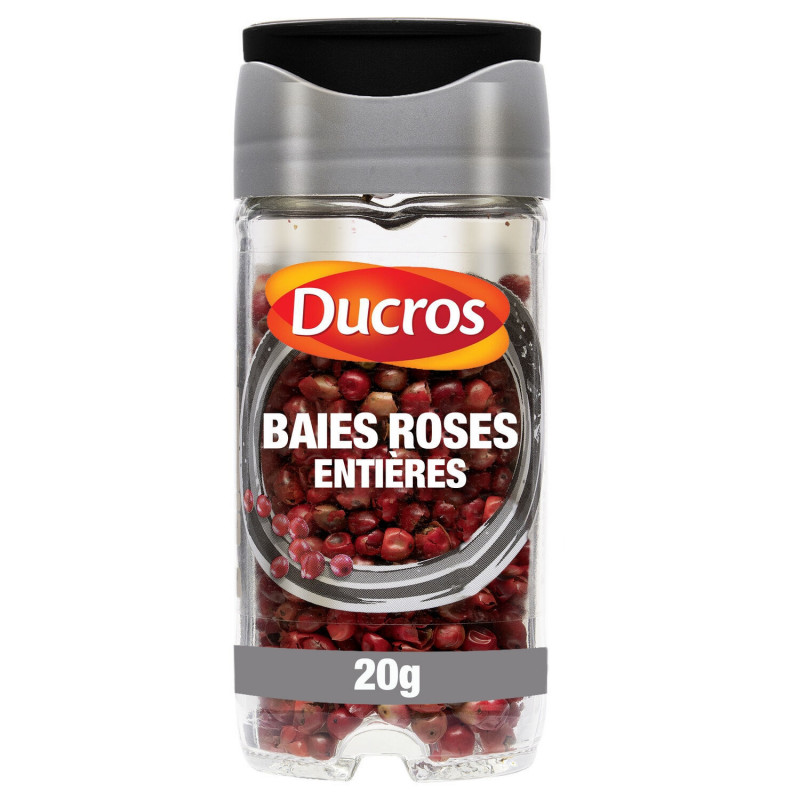 DUCROS - Baies roses entières - Epices - flacon de 20 g Sonico.fr